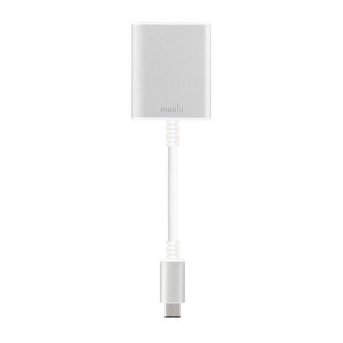 Переходник Moshi USB-C to VGA серебристый адаптер moshi usb c vga 99mo084201 цвет серебряный