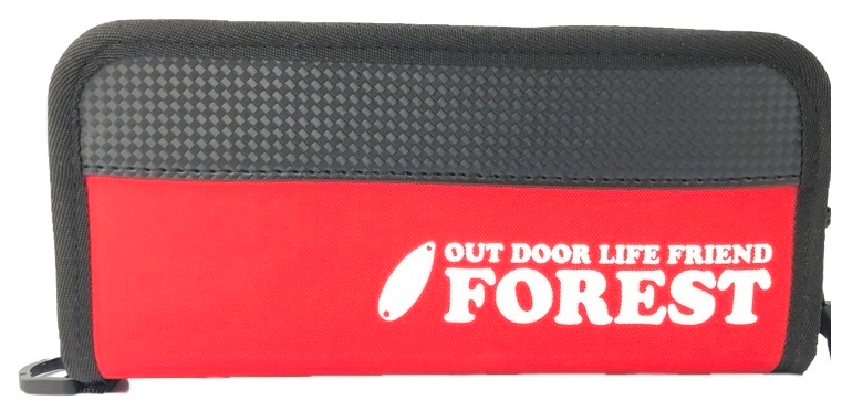 Кошелек рыболовный Forest Lure Case -M, Red (21х10х4,8см)