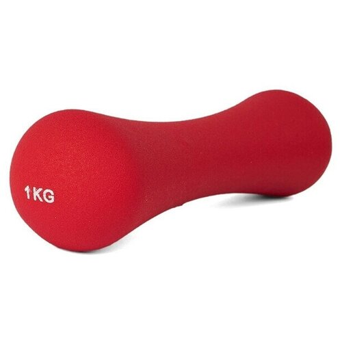 Гантель DEUS FITNESS, вес - 1 кг., металл в неопреновой антискользящей оболочке, 2 шт