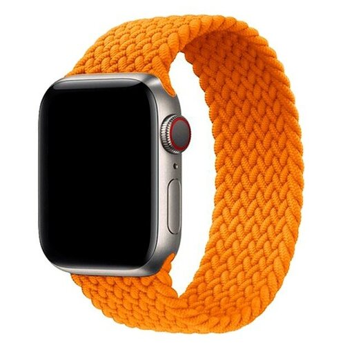 фото Ремешок-браслет нейлоновый для apple watch 42/44мм (8), оранжевый, m(145mm) greatcase