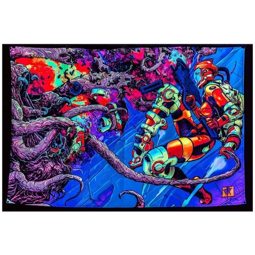 UV Киберпанк картина 