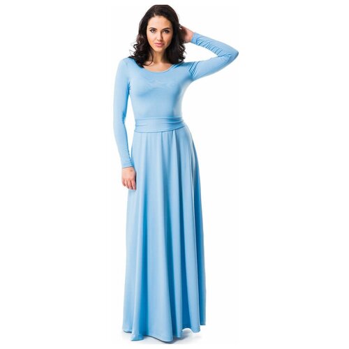фото Платье mondigo (6525, голубой, размер: 44)