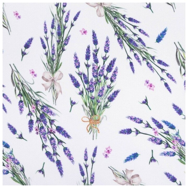 Комплект штор д/кухни с подхватами "Lavender" 145х180см-2 шт., 100% п/э 7183001 - фотография № 6