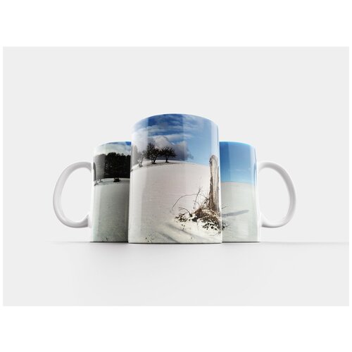 фото Кружка "зима, снег, schneelanschaft" 320 мл lotsprints