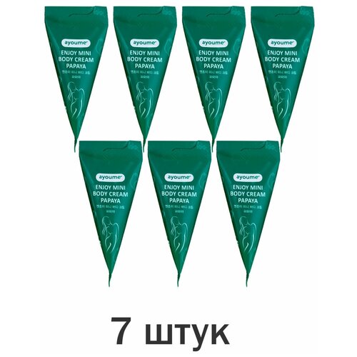 Крем для тела папайя Enjoy Mini Body Cream PAPAYA 10 гр, 7шт