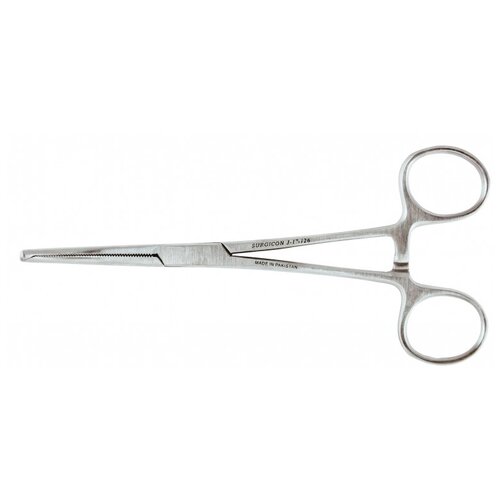 Зажим ко 1х2 зубый зубчатый изогнутый 2 160 мм J-17-126 1 шт 1267₽