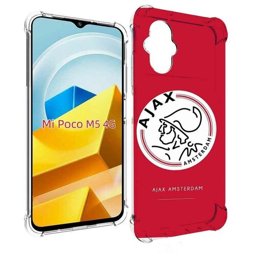 Чехол MyPads фк аякс амстердам для Xiaomi Poco M5 задняя-панель-накладка-бампер чехол mypads фк сочи для xiaomi poco m5 задняя панель накладка бампер