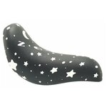 Седло для беговела - JETCAT - SEAT Pro Stars Белые Звезды - для Strider/Cruzee/Jetcat - изображение