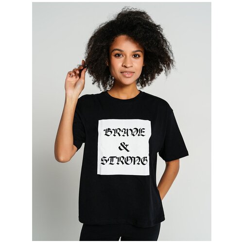 фото Футболка с кор.рукавом твое 76666 размер m, черный, women