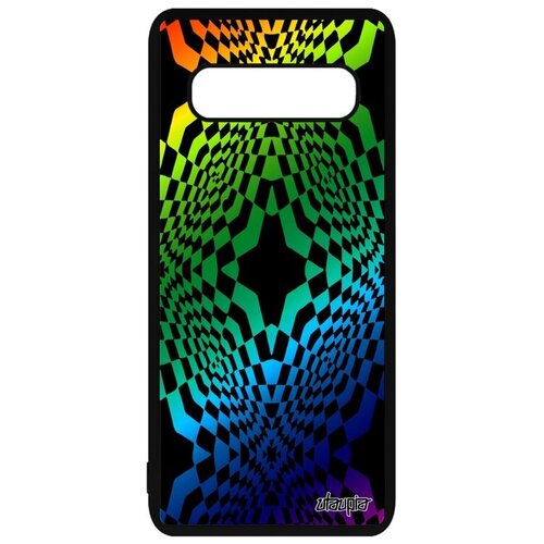 фото Дизайнерский чехол на смартфон // samsung galaxy s10 plus // "иллюзия звезда" стиль мираж, utaupia, цветной