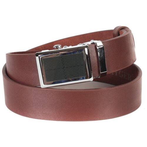 фото Ремень mayger а-рн-5504, коричневый, 115 см