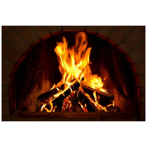 Интерьерная картина-обогреватель WarmART Камин 60х100 см 600000₽