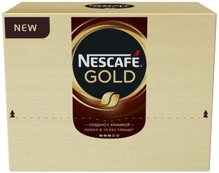 Растворимый кофе Nescafe Gold, в пакетиках, 30 уп., 60 г