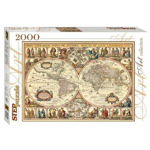 мозаика puzzle 2000 историческая карта мира Пазлы «Историческая карта мира», 2000 элементов