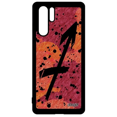 фото Защитный чехол на телефон // huawei p30 pro // "знак зодиака стрелец" дизайн стиль, utaupia, оранжевый