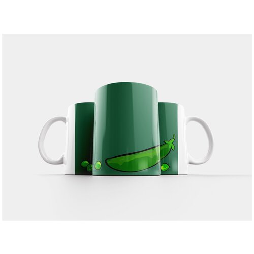 фото Кружка "овощи, зеленый, горох" 320 мл lotsprints