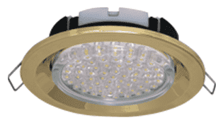 Ecola FG5305ECB светильник встраиваемый глубокий легкий 27x109 10 шт.