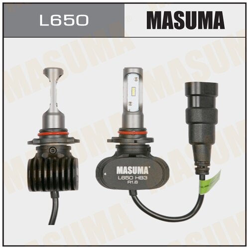 Лампа светодиодная HB3 65 Вт 6000K 4000Lm LED P20d (компл 2шт) MASUMA L650