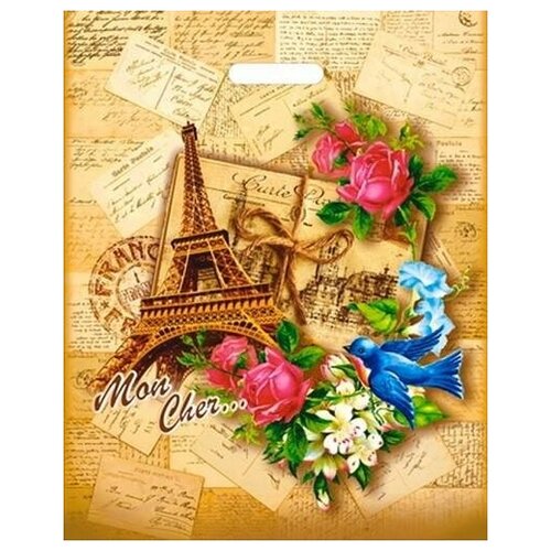 Пакет полиэтиленовый вырубной Мон шер 40x50 см 140₽