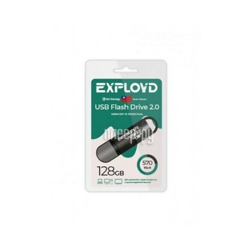 USB Flash Drive 128Gb - Exployd 570 EX-128GB-570-Black exployd 32gb 570 синий