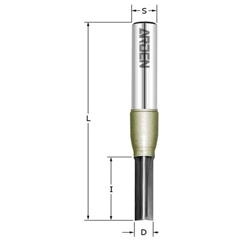 ARDEN Фреза пазовая монолитная Z=2 D=6x20x69 S=8 ARDEN