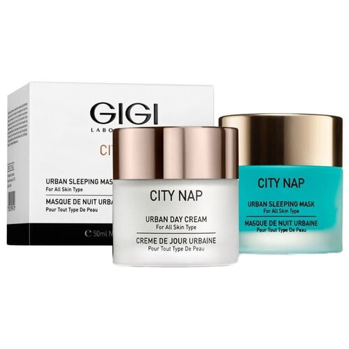 GiGi Набор для лица City Nap Urban Home Care 2*50мл (крем дневной + маска Спящая красавица)