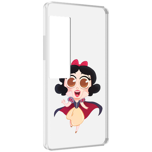 Чехол MyPads принцеска-нарисованная женский для Meizu Pro 7 Plus задняя-панель-накладка-бампер