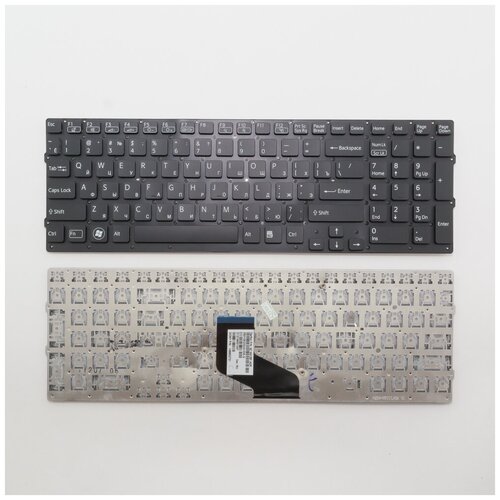 Клавиатура для ноутбука Sony Vaio VPC-F217 черная без рамки 1090₽