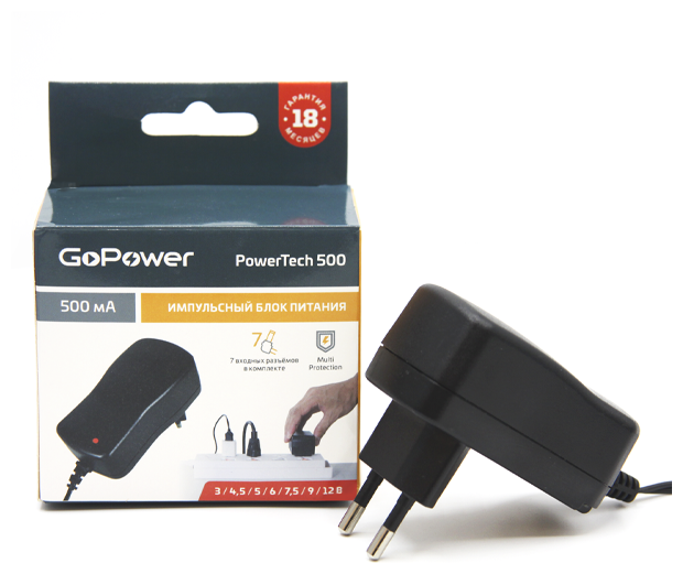 Блок питания GoPower PowerTech 500 импульсный