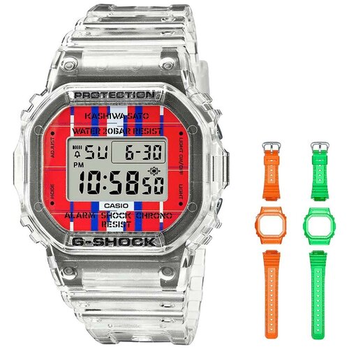 фото Японские наручные часы casio g-shock dwe-5600ks-7er с хронографом
