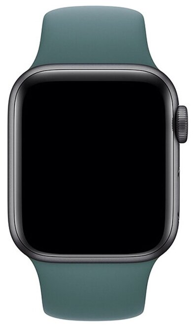 Ремешок для Apple Watch 42/44/45/49 mm силиконовый, цвета полыни