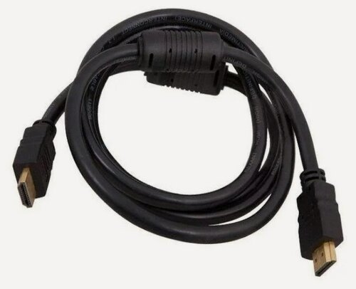 Изображение товара Шнур HDMI - HDMI ver 1.4 (с фильтрами), черный, 5 м