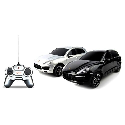 1:24 Porsche Cayenne Turbo, пластмассовая р/у машинка Rastar 46100 машина р у rastar m 1 14 porsche cayenne turbo черная 2 4 ггц 42900b