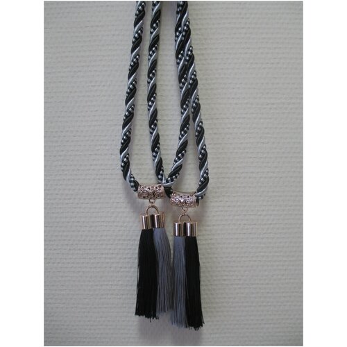 br64656 Кисти для штор РеалТекс Grazia Цвет: Черный, Серебряный