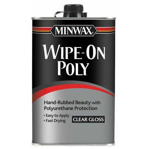 Лак Minwax Wipe-On Poly Глянцевый полиуретановый бесцветный 0.47 л