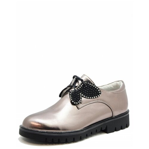 Leopard Kids 852V детские туфли закрытые бронзовый искусственная кожа, Размер 38