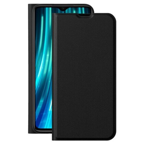 фото Чехол book cover silk pro для xiaomi redmi note 8 pro, черный, deppa 87483