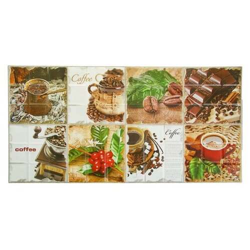 Панель ПВХ Граненый квадрат Арабика 960х480 509₽