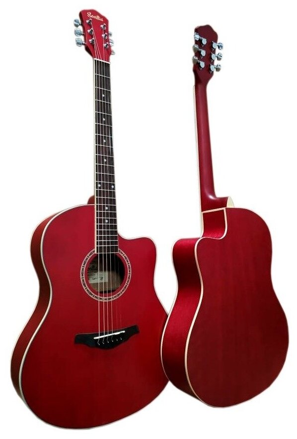 Гитара акустическая Sevillia IWC-39M RDS красного цвета