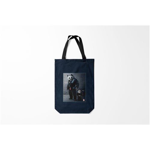 фото Сумка-шоппер / 31х42 см / боевые искусства / дзюдо panda burnettie