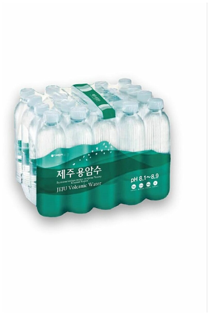 Вода питьевая Jeju Yongamsoo негазированная ПЭТ 0,53лх20шт/уп - фотография № 1