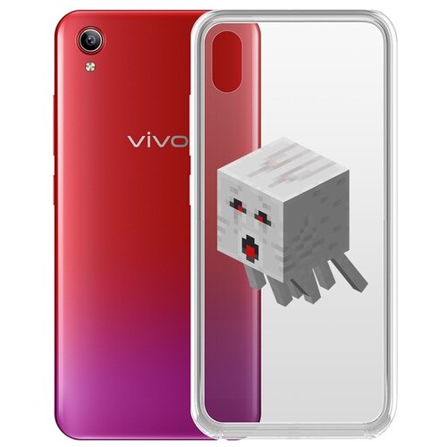 Чехол-накладка Krutoff Clear Case Гаст для Vivo Y91C чехол накладка krutoff clear case minecraft гаст для realme c11 2021