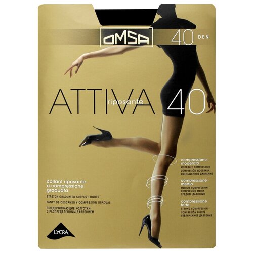 Колготы омса, ATTIVA, 40, Daino, 3M, цвет 