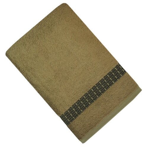 фото Tana home collection полотенце stenli цвет: тёмно-зелёный (70х140 см) br41643