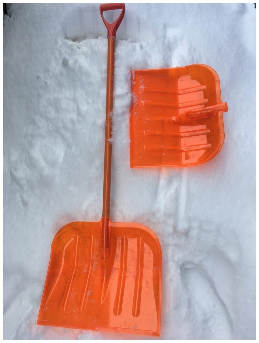 Гамма-пласт Снеговая лопата из поликарбоната эталон ORIGINAL GPLP001 - фотография № 4