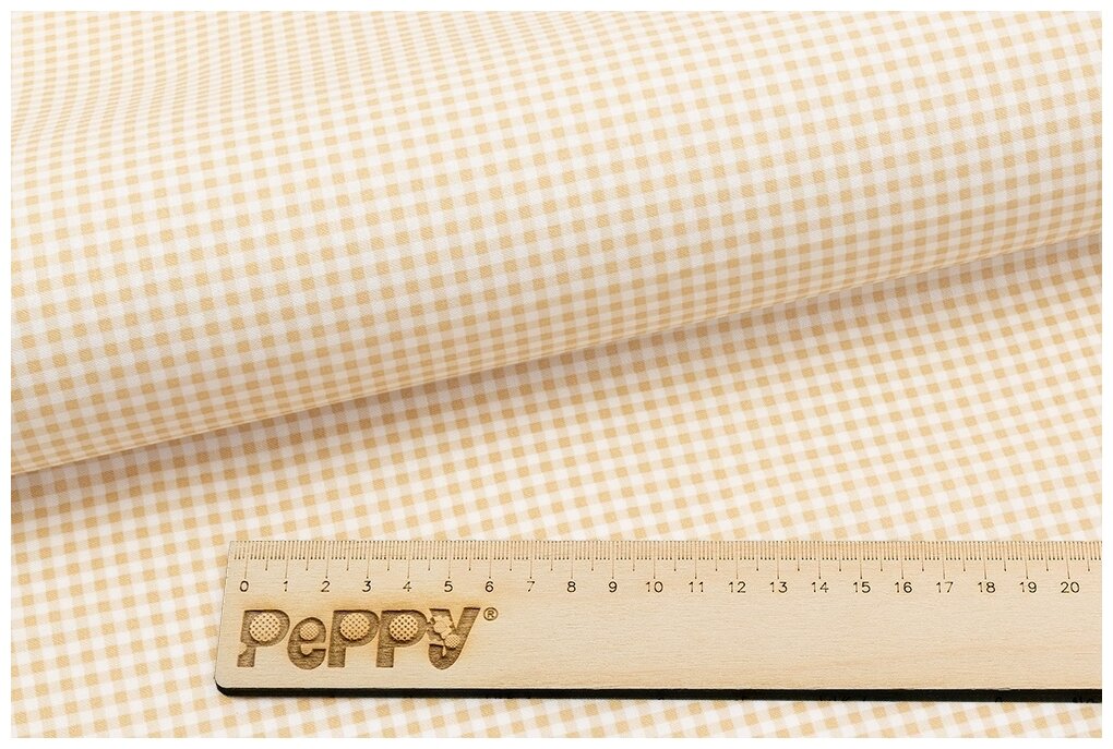 фото Ткань PePPY БАБУШКИН СУНДУЧОК для пэчворка фасовка 140 г/кв.м мелкая клетка