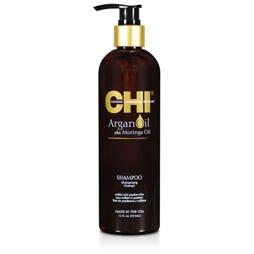 CHI Argan Oil Shampoo - Восстанавливающий шампунь на основе масла Аргана 340 мл