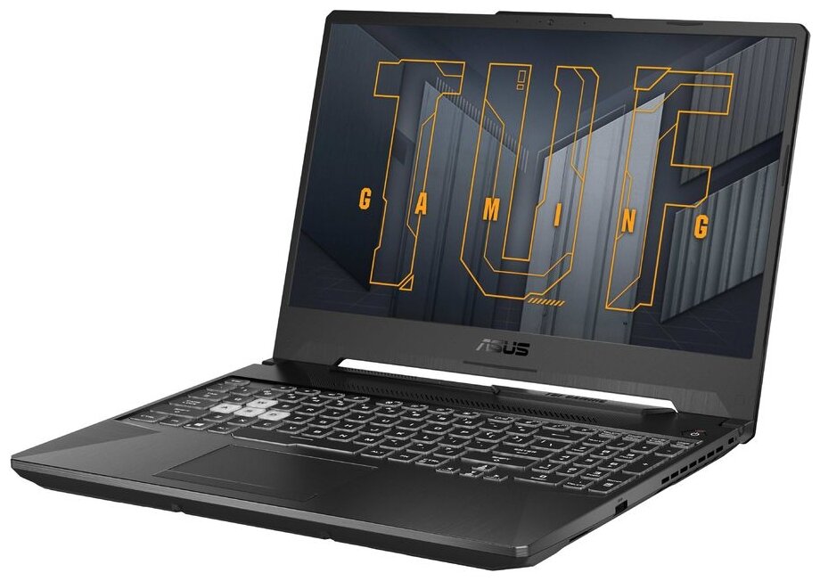 156 Ноутбук ASUS TUF Gaming A15 FA506IC-HN0870 1920x1080 AMD Ryzen 7 4800H 29 ГГц RAM 8 ГБ NVIDIA GeForce RTX 3050 без ОС 90NR0666-M00870 серый