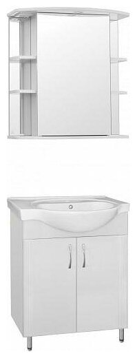 Комплект (гарнитур) Style line Мебель для ванной Style Line Эко Стандарт №23 70 белая