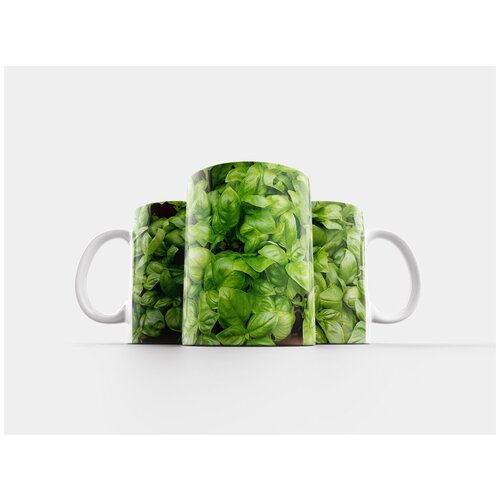 фото Кружка "бэзил, зеленый, летом" 320 мл lotsprints